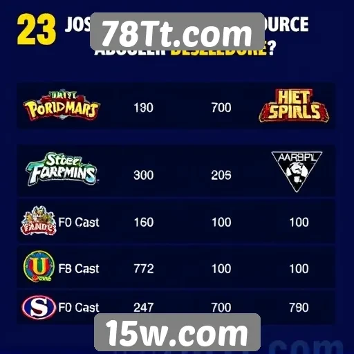 Desempenho dos jogos mais populares na plataforma